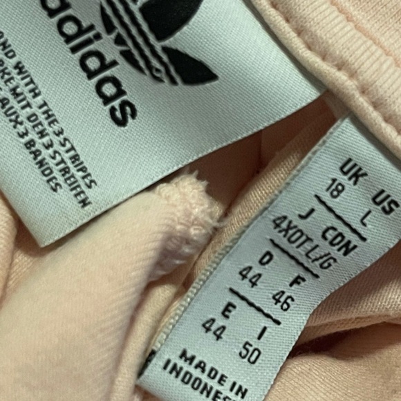 adidas originals Love Set pink high neck tee sz - Picture 2 of 4